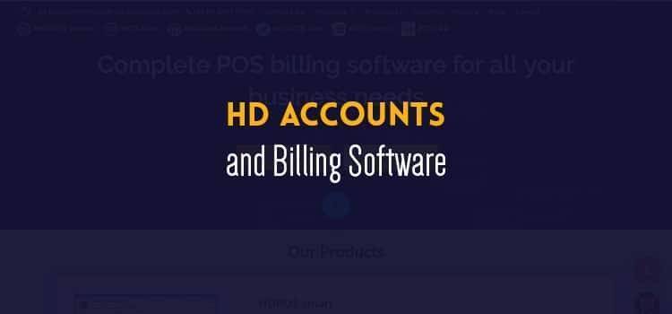 HD Accounts and Billing Software