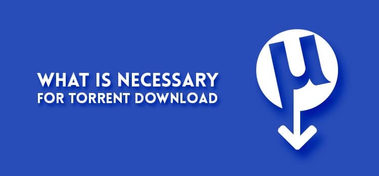 What is necessary for torrent download