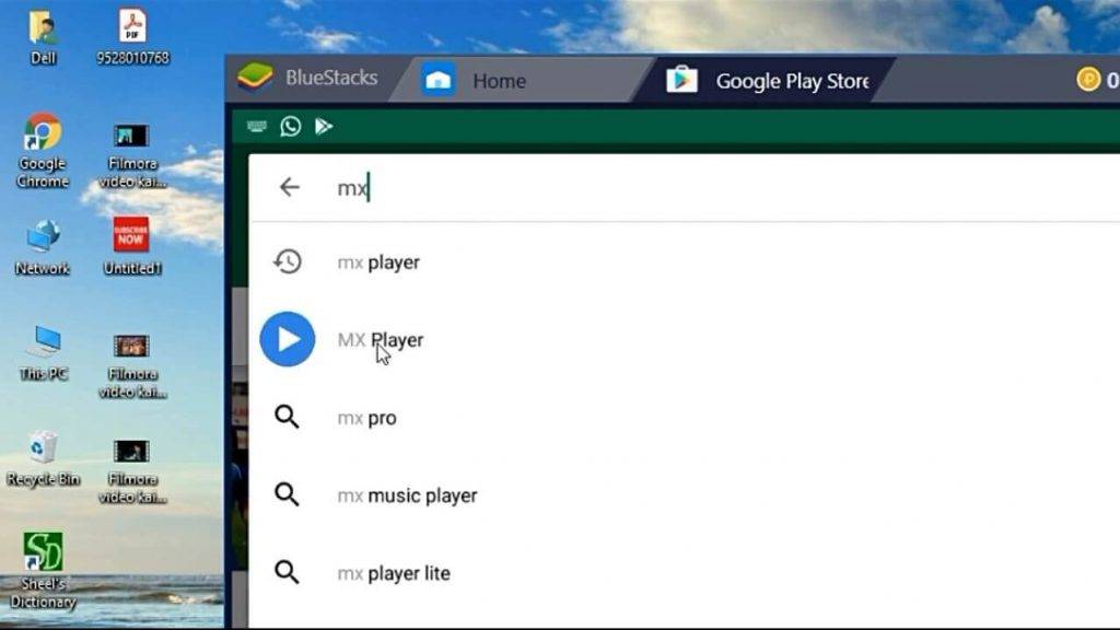 search for mx player